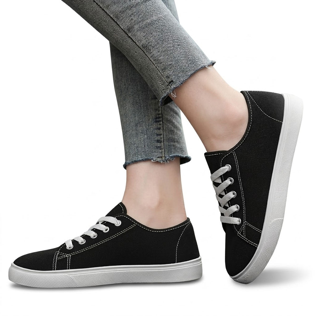 Women's Breathable Canvas Walking Shoes Corvine