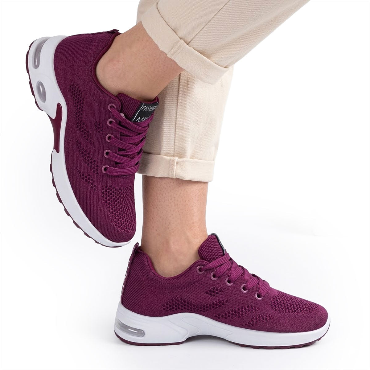 Women's Breathable Knit Sport Trainers Corvine