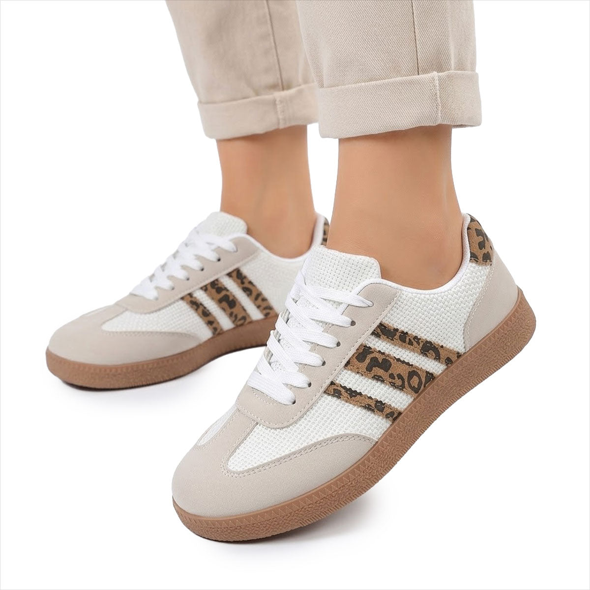 Women's Breathable Mesh Retro Trainers Corvine