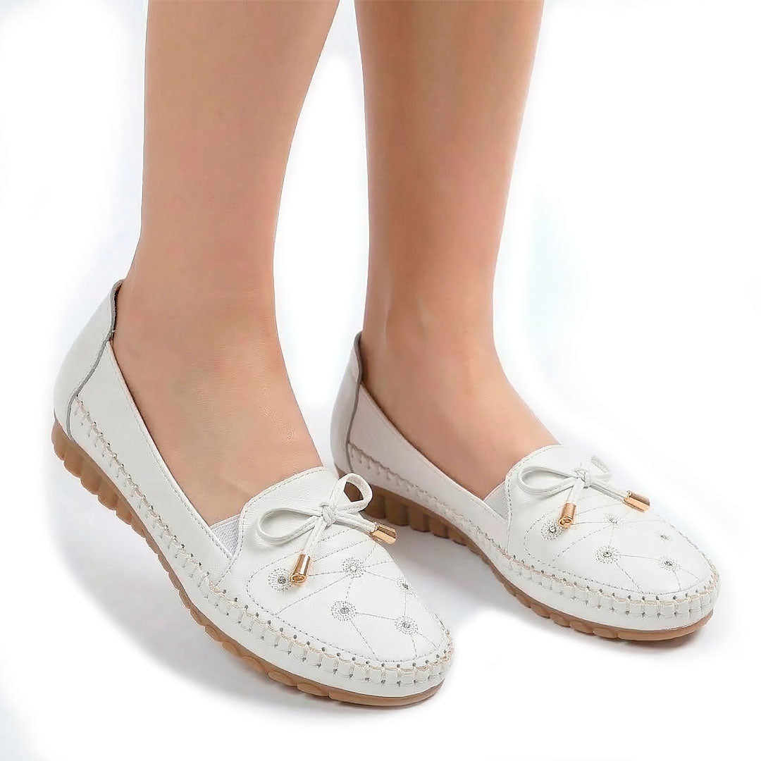 Women's Soft-Touch Black Loafers Corvine