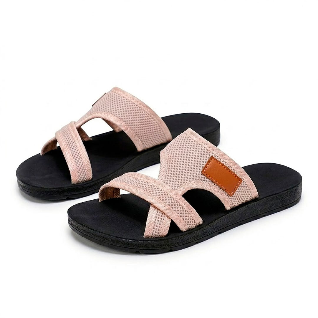 Women's Textured Mesh Slide Sandals Corvine