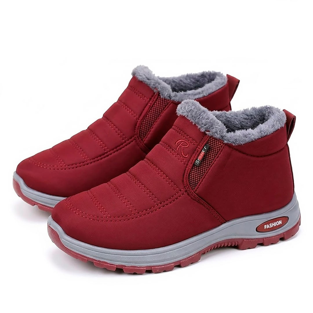 Women's Water-Resistant Quilted Black Ankle Boots Corvine
